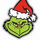 Printable Grinch Face