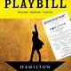 Printable Hamilton Playbill