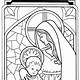 Printable Immaculate Conception Coloring Page