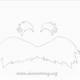 Printable Lorax Mustache And Eyebrows Template