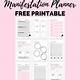 Printable Manifestation Journal Template