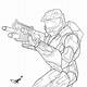 Printable Master Chief Halo Coloring Pages