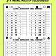 Printable Multiplication Test