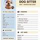 Printable Pet Sitter Instructions Template