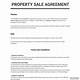 Printable Property Sale Agreement Template