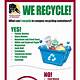 Printable Recycle Bin Posters