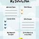 Printable Safety Plan Template For Students