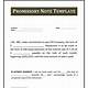 Printable Simple Promissory Note Template