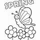 Printable Spring Coloring Pages Free