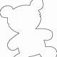 Printable Teddy Bear Outline