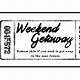 Printable Weekend Away Voucher Template