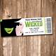 Printable Wicked Tickets Free