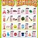 Printable Word Family Lists