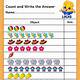 Printable Worksheets Count And Write Worksheets 1 20
