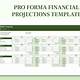 Pro Forma Financial Projections Template