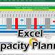 Production Capacity Planning Template In Excel Spreadsheet