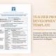 Professional Development Plan Template For Teachers