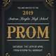 Prom Invitations Templates Free