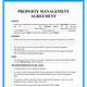 Property Management Service Agreement Template