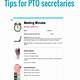 Pto Secretary Minutes Template