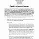 Public Adjuster Contract Template