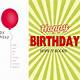 Publisher Birthday Card Template
