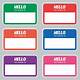 Publisher Name Tag Template