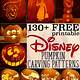 Pumpkin Carving Stencils Disney Printable