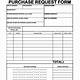 Purchase Request Template Excel