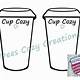 Put In Cups Templates