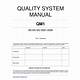 Quality Manual Template Free