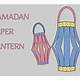 Ramadan Paper Lantern Template