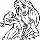 Rapunzel Free Printable Coloring Pages