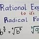 Rational Exponent Form Calculator