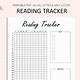 Reading Tracker Template