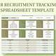 Recruiting Tracking Spreadsheet Template