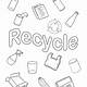 Recycling Coloring Pages Printable