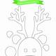 Reindeer Template Cut Out