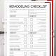 Remodeling List Template