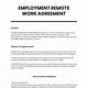 Remote Work Agreement Template