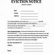 Rental Eviction Notice Template