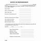 Repossession Order Form