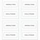 Reserved Place Cards Templates