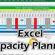 Resource Capacity Planner Excel Template Free