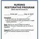 Restorative Nursing Program Template