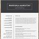 Resume Template Free Indesign