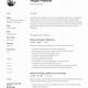 Resume Templates For Restaurant Jobs