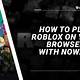 Roblox Free Play In Browser