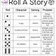 Roll A Story Template