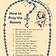 Rosary Prayers Printable